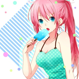 Vocaloid Ice Cream Girl - Obrázkek zdarma pro 1024x1024