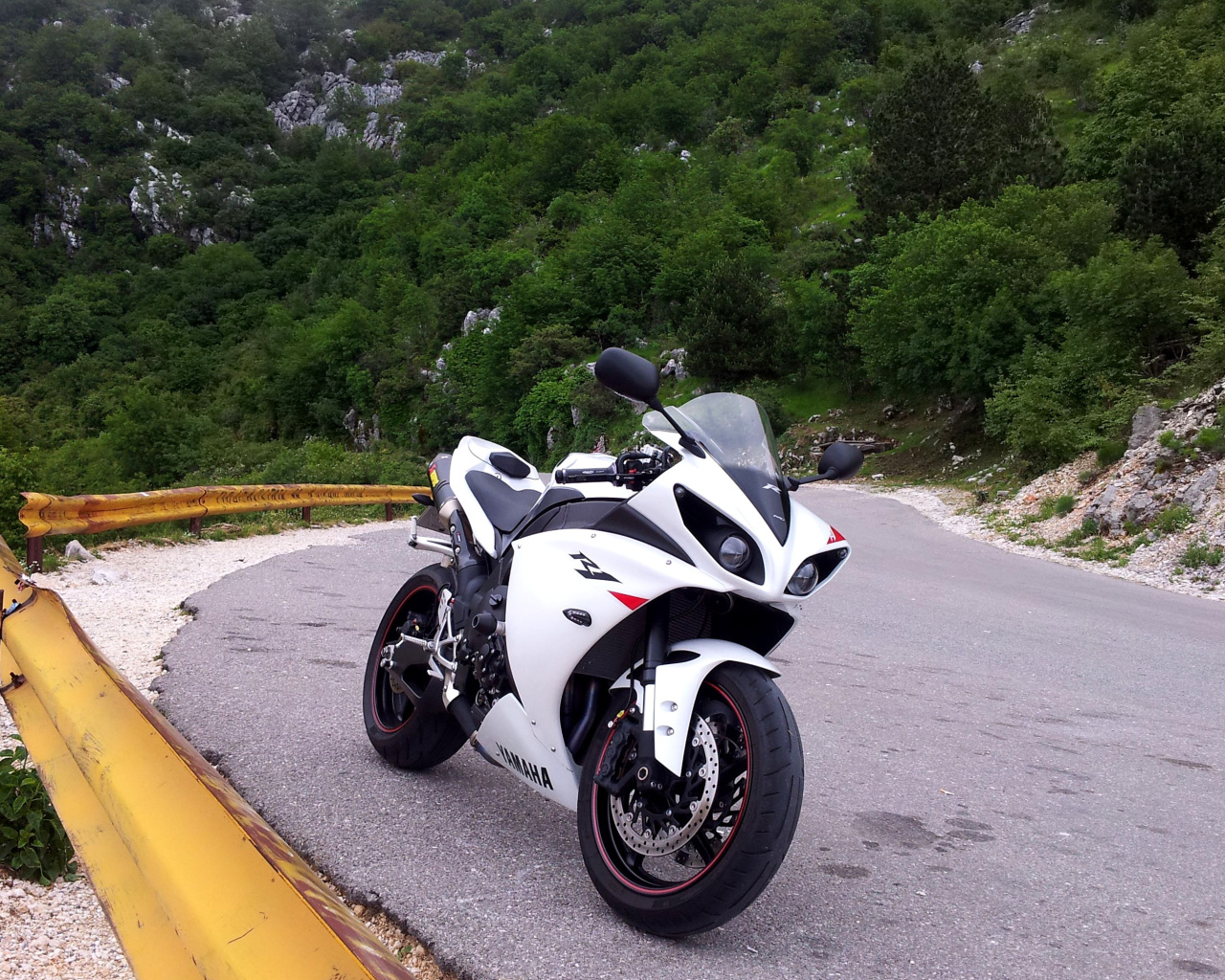 Screenshot №1 pro téma Yamaha YZF-R1 Superbike 1280x1024