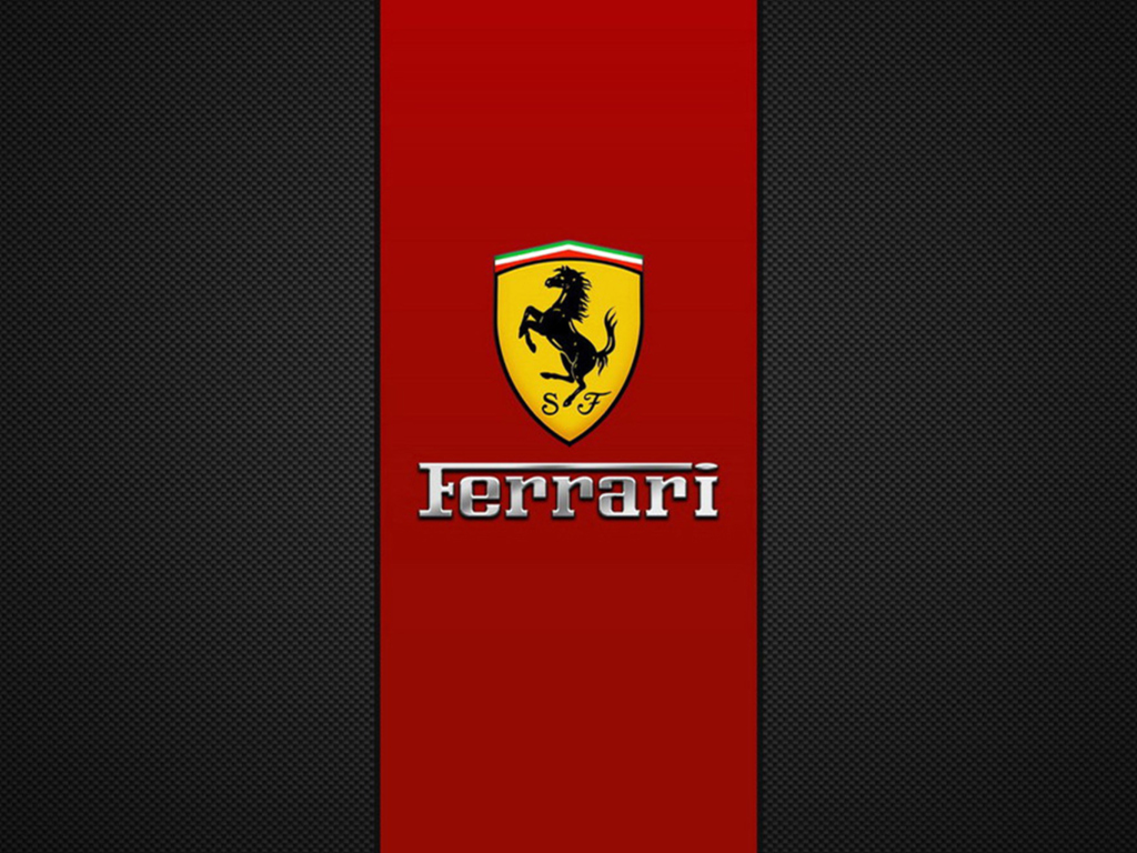 Ferrari Emblem wallpaper 1024x768