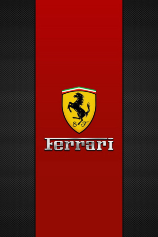 Fondo de pantalla Ferrari Emblem 320x480