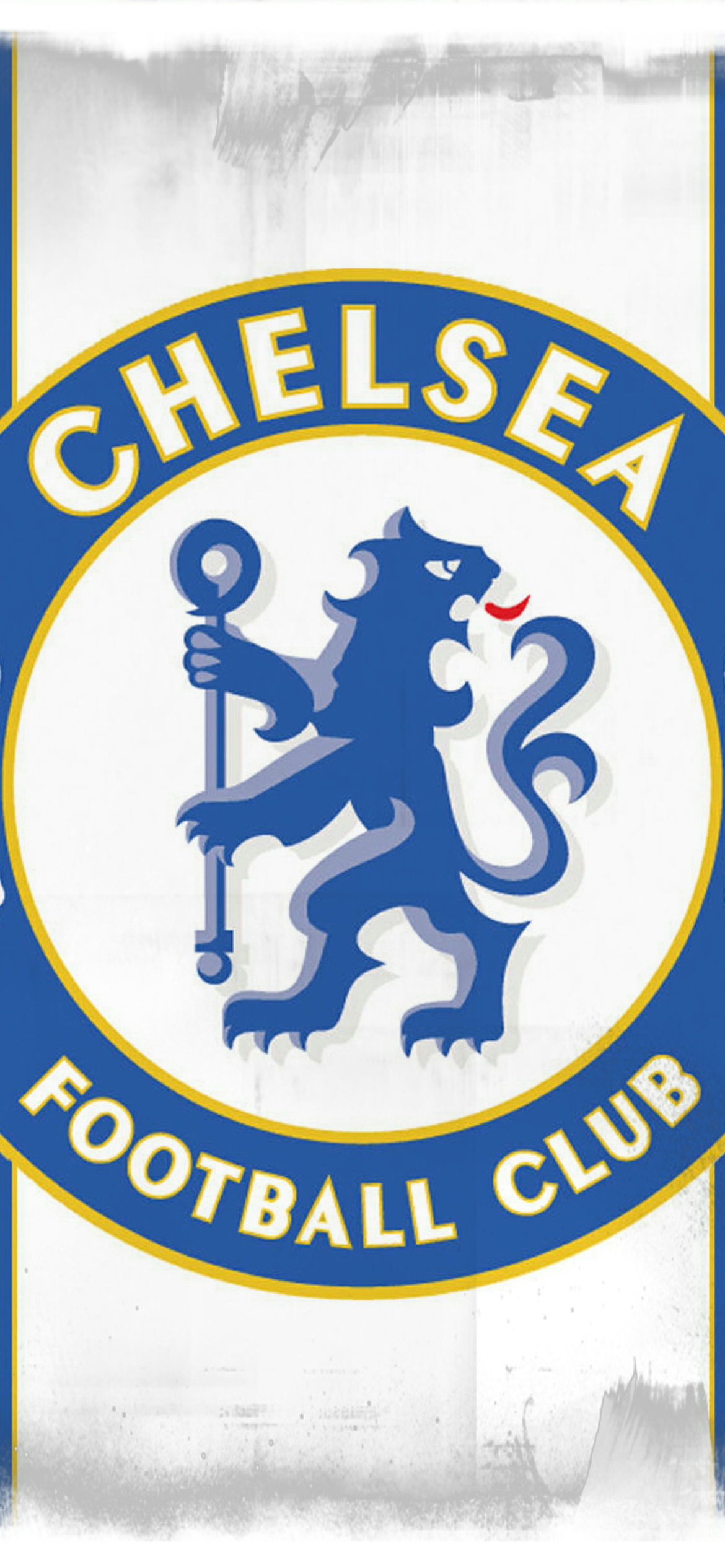 Chelsea Grunge Logo wallpaper 1170x2532