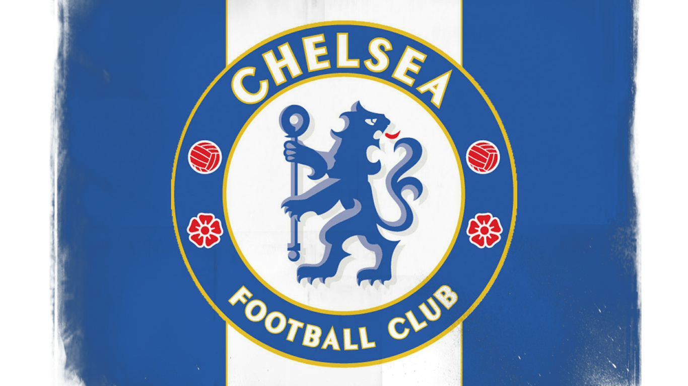 Das Chelsea Grunge Logo Wallpaper 1366x768