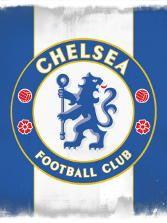 Das Chelsea Grunge Logo Wallpaper 240x320