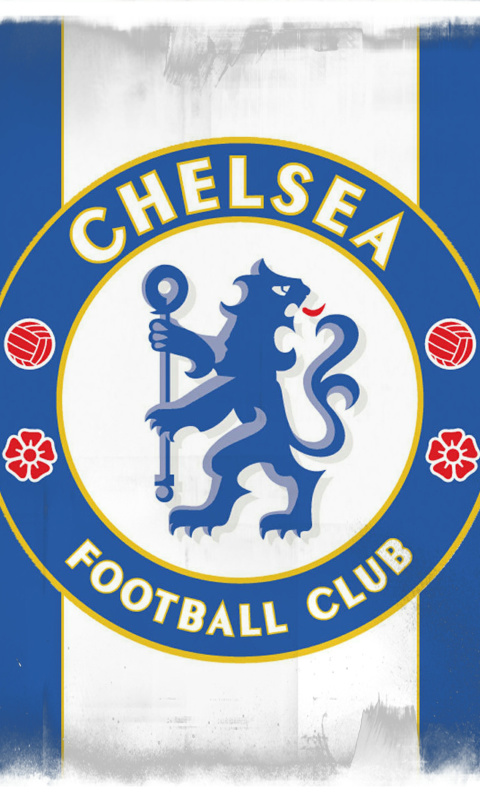 Das Chelsea Grunge Logo Wallpaper 480x800