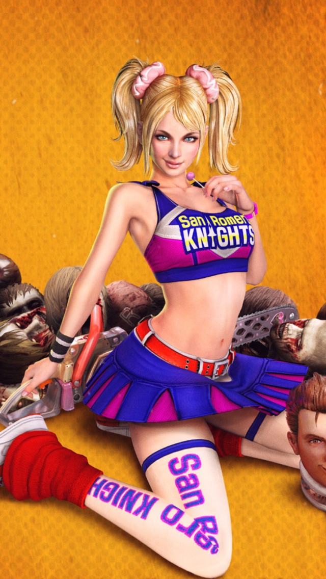 Sfondi Lollipop Chainsaw Juliet Starling 640x1136