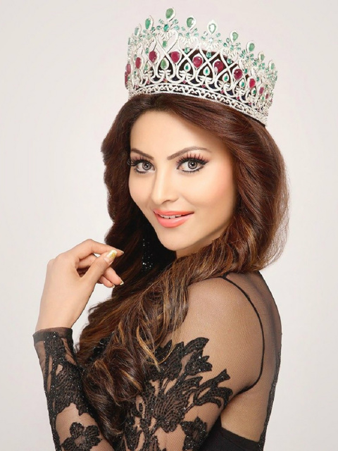 Das Urvashi Rautela Miss World Wallpaper 480x640