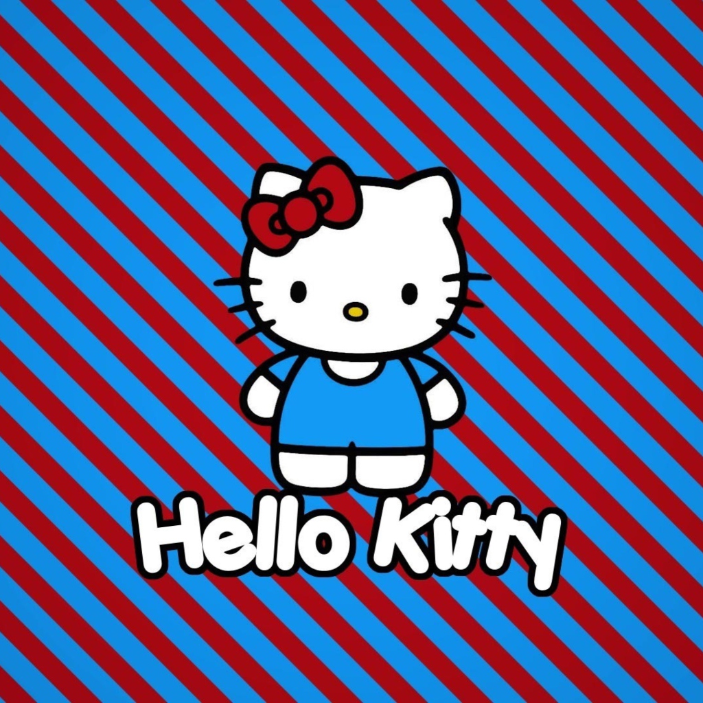 Das Hello Kitty Wallpaper 1024x1024
