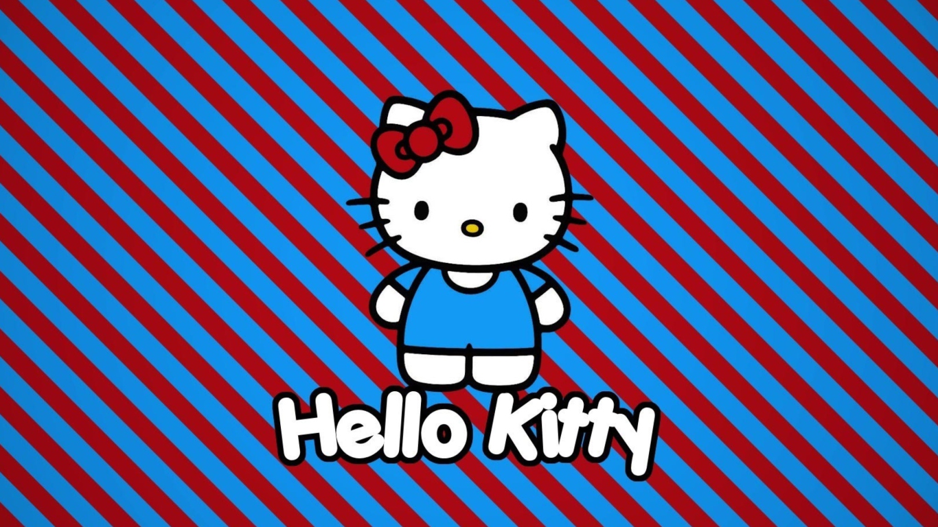 Das Hello Kitty Wallpaper 1366x768