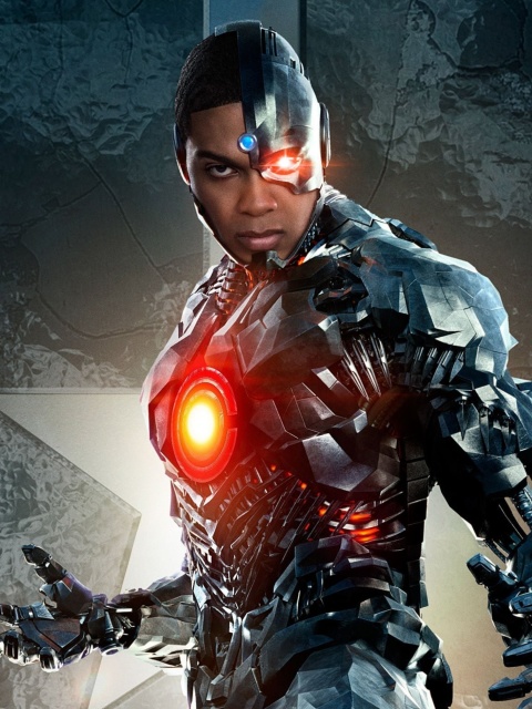 Cyborg Justice League wallpaper 480x640