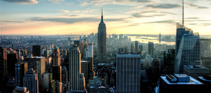 New York Cityscape wallpaper 720x320