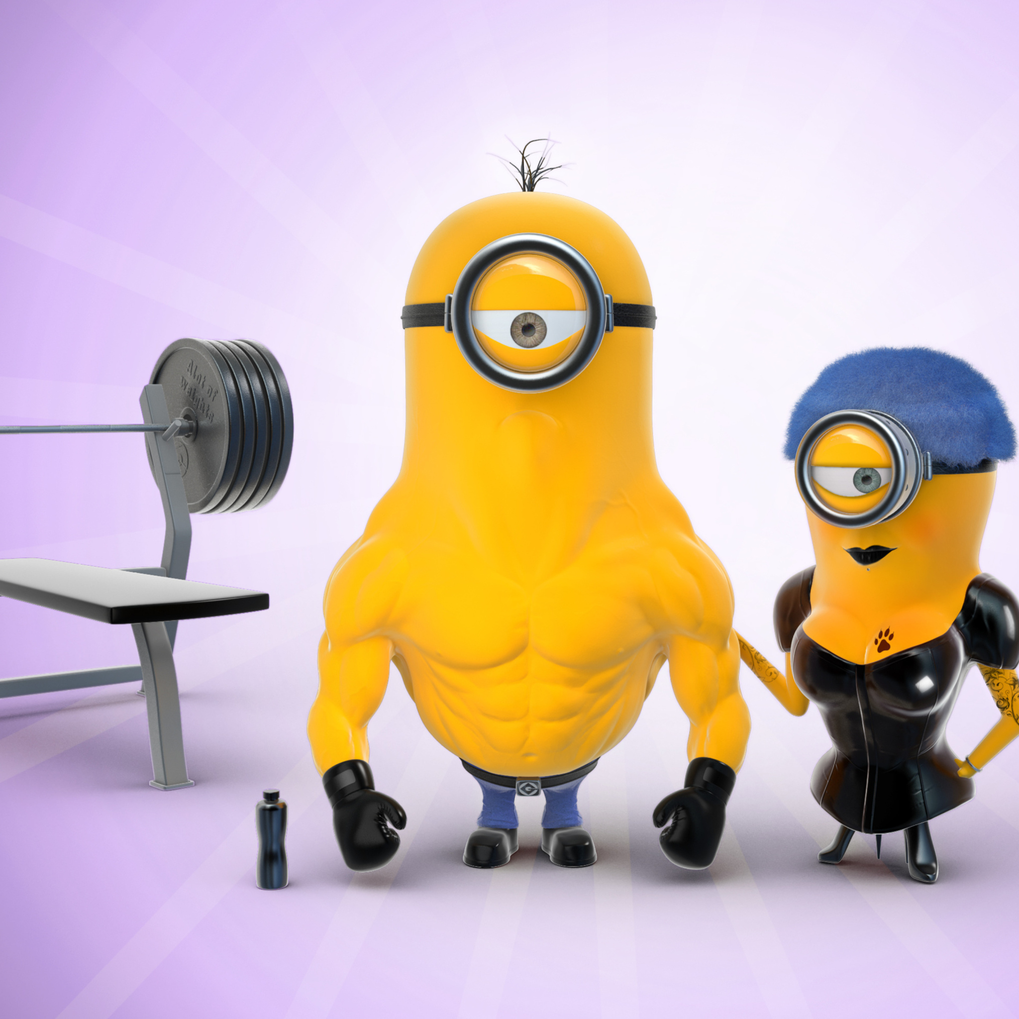 Das Minions Wallpaper 2048x2048