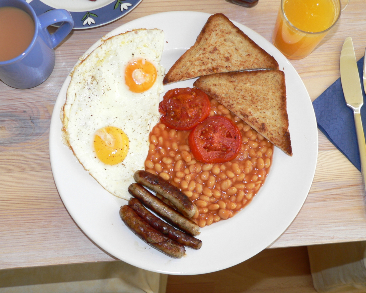 Das English Breakfast Wallpaper 1280x1024