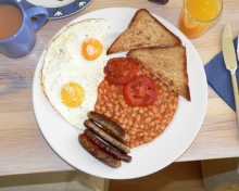 English Breakfast wallpaper 220x176