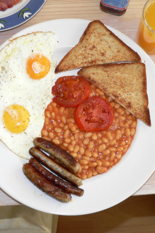 Das English Breakfast Wallpaper 320x480