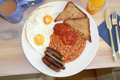 Das English Breakfast Wallpaper 480x320