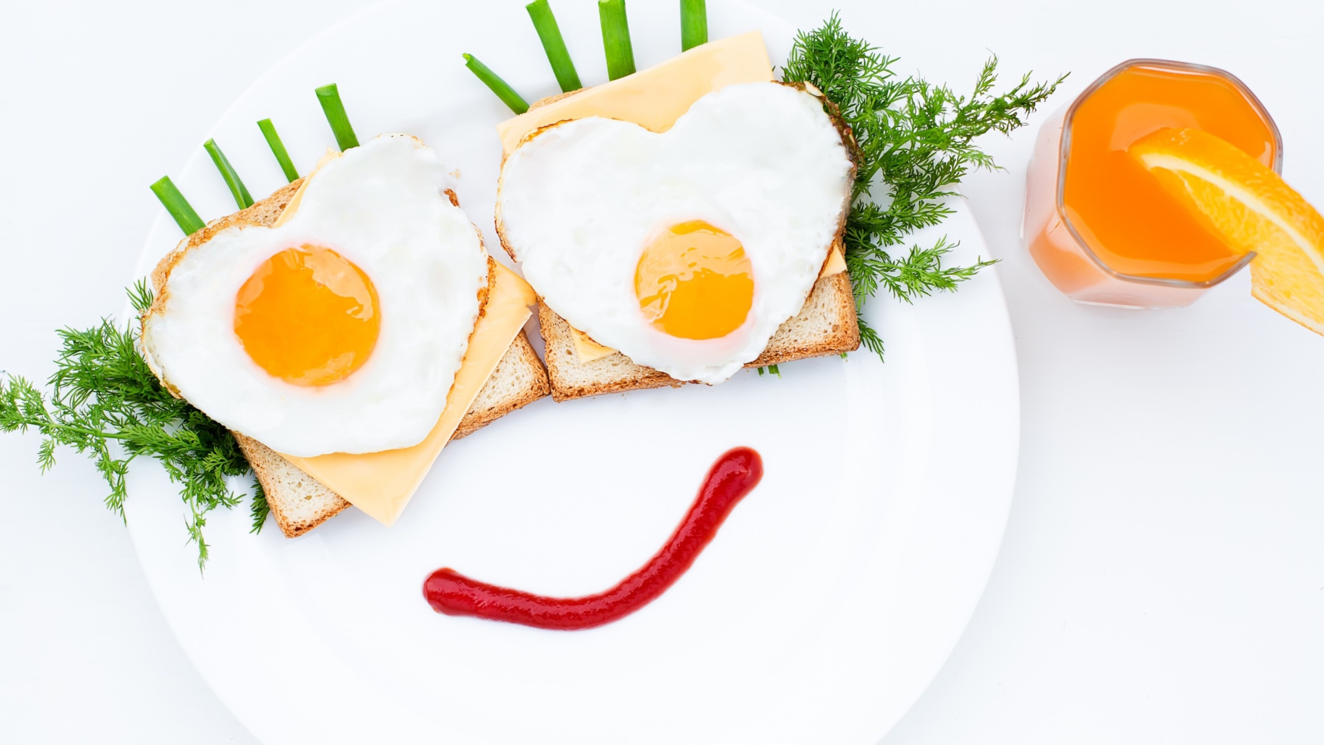 Creative Breakfast For Loved One wallpaper 1920x1080