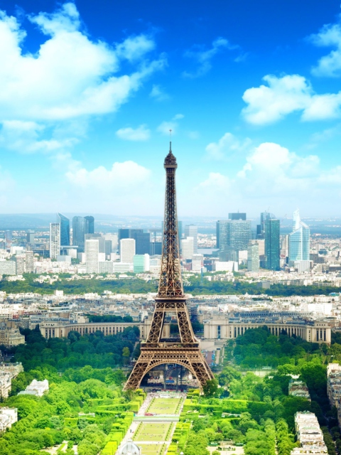Eiffel Tower wallpaper 480x640