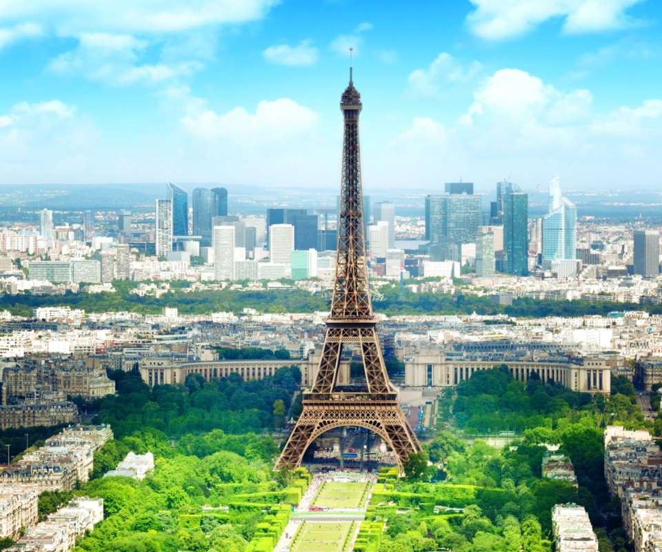 Eiffel Tower wallpaper 960x800