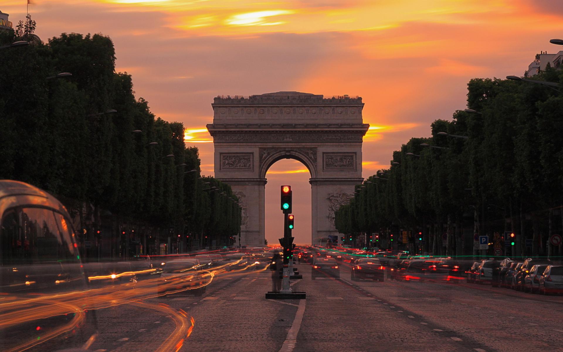 Обои Arc De Triomphe 1920x1200