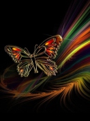 Abstract Butterfly wallpaper 132x176