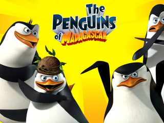 Das The Penguins of Madagascar Wallpaper 320x240