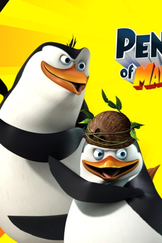 Fondo de pantalla The Penguins of Madagascar 320x480