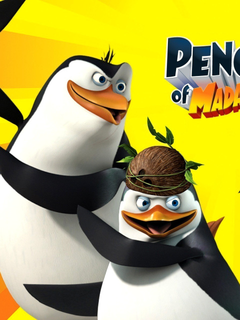 Fondo de pantalla The Penguins of Madagascar 480x640