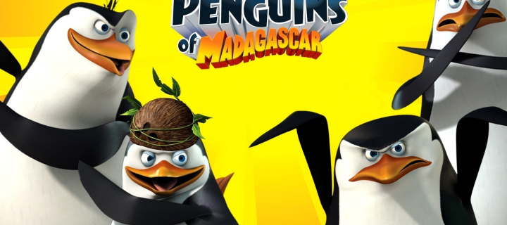 Fondo de pantalla The Penguins of Madagascar 720x320