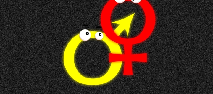 Screenshot №1 pro téma Funny Gender Symbols 720x320