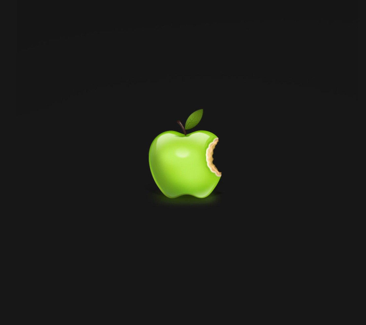 Fondo de pantalla Bitten Apple 1440x1280