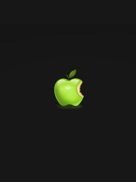 Sfondi Bitten Apple 480x640