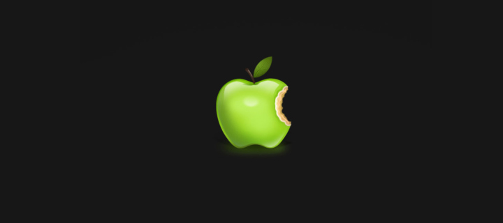 Screenshot №1 pro téma Bitten Apple 720x320