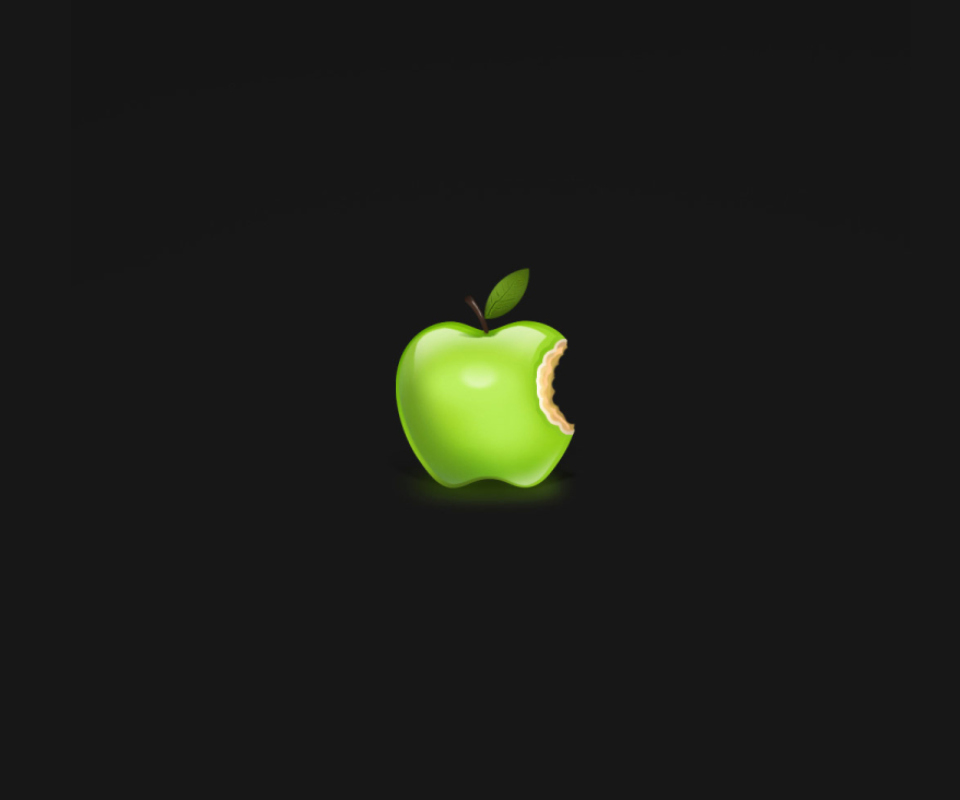 Das Bitten Apple Wallpaper 960x800