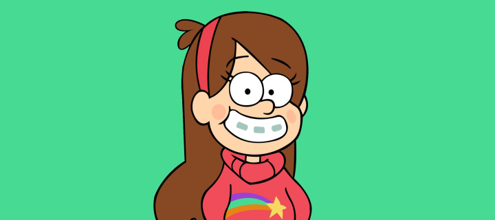 Fondo de pantalla Mabel Pines, Gravity Falls 720x320