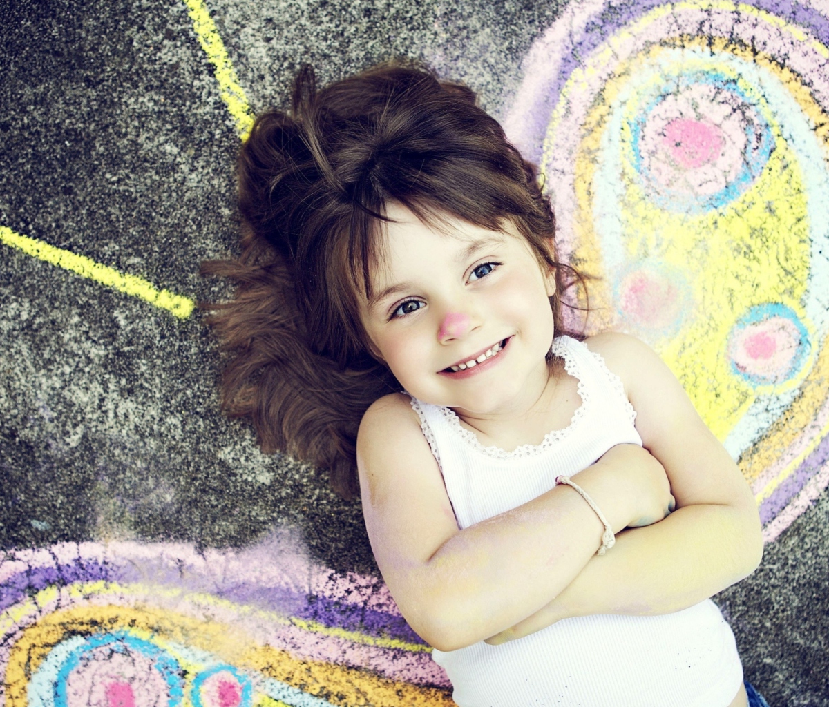 Das Cute Little Girl Wallpaper 1200x1024