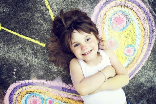 Cute Little Girl papel de parede para celular 