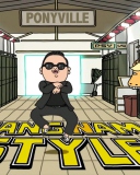 Sfondi Gangnam Style 128x160