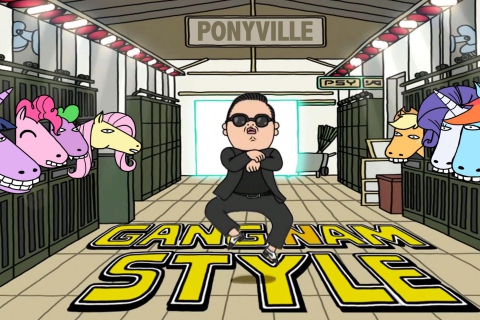 Fondo de pantalla Gangnam Style 480x320