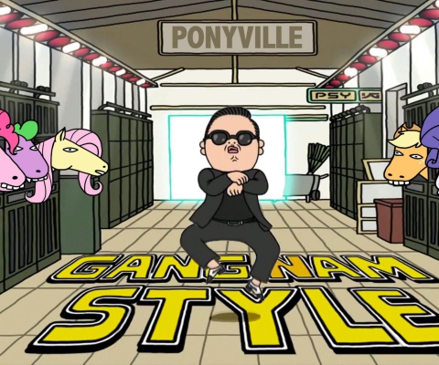 Das Gangnam Style Wallpaper 480x400