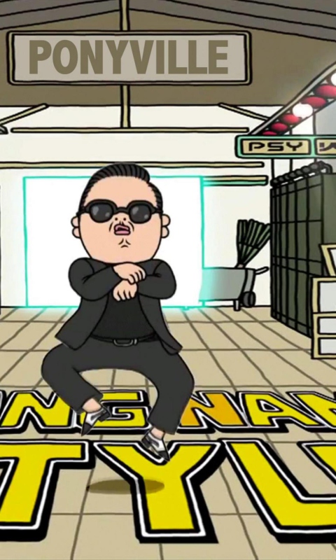Gangnam Style wallpaper 480x800