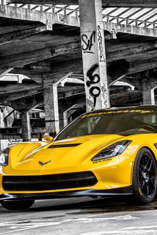 Sfondi Chevrolet Corvette Stingray 320x480