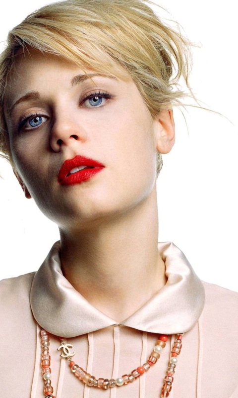 Das Zooey Deschanel Blonde Wallpaper 480x800