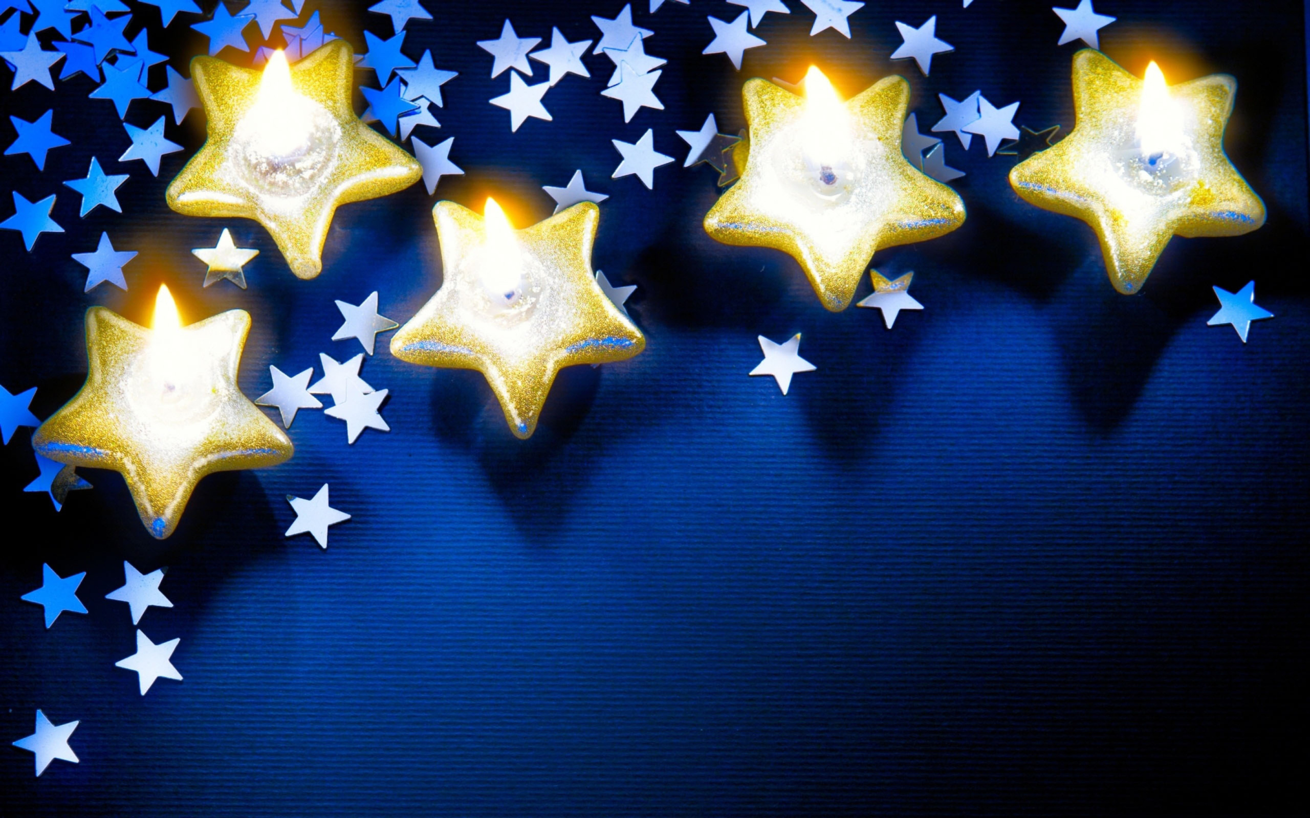 Das Christmas Stars Wallpaper 2560x1600