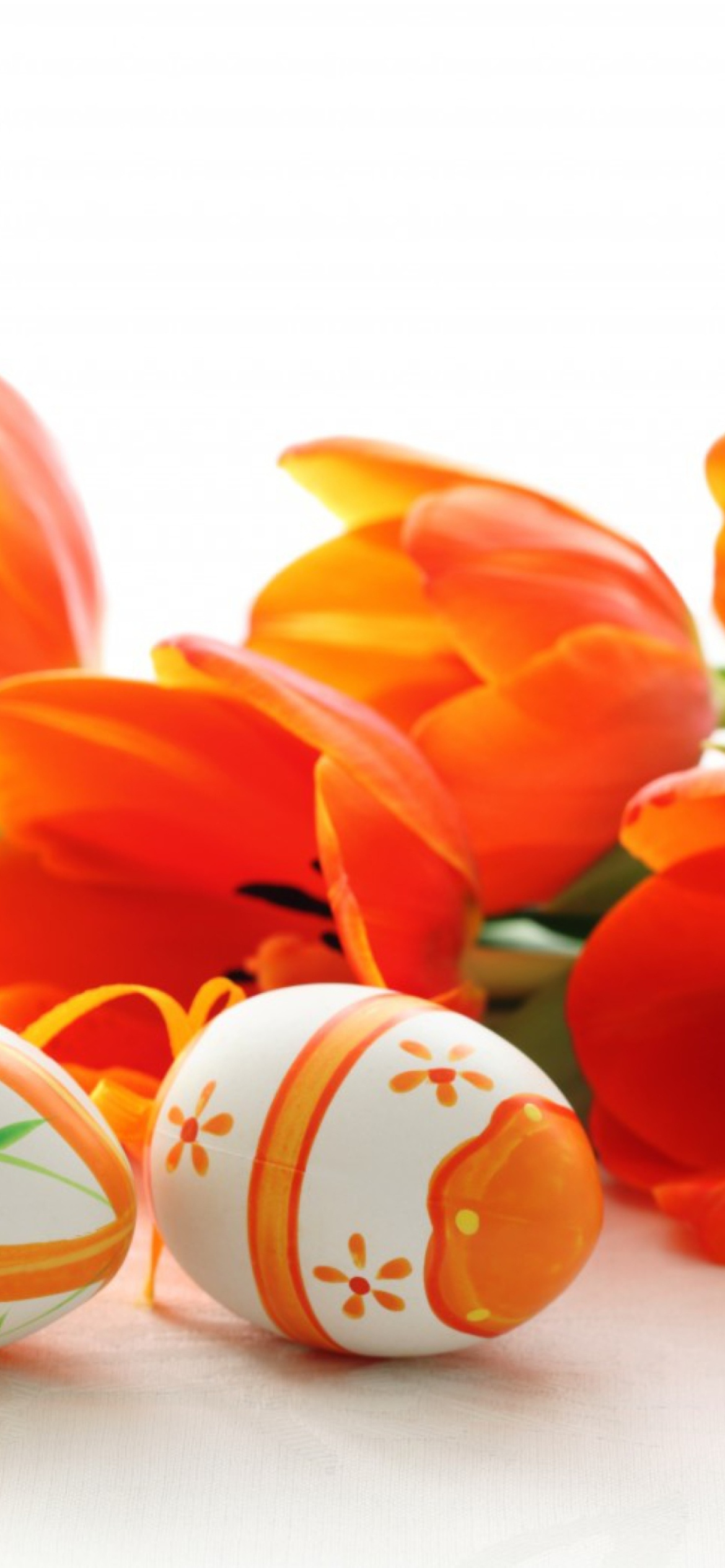 Eggs And Tulips wallpaper 1170x2532
