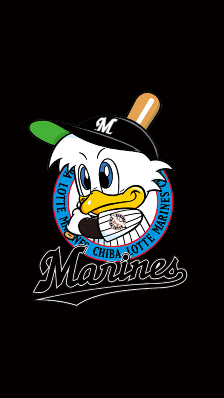 Chiba Lotte Marines Baseball Team wallpaper 750x1334