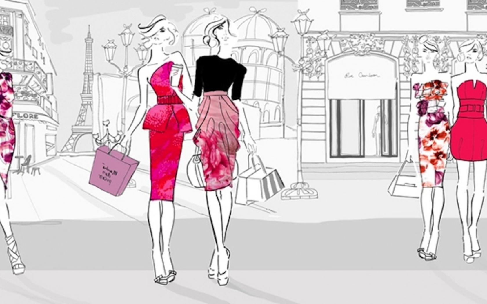 Sfondi City Shopping 1680x1050