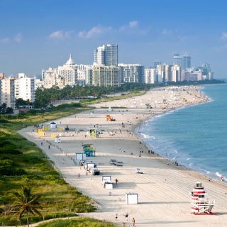 Miami Beach sfondi gratuiti per 1024x1024
