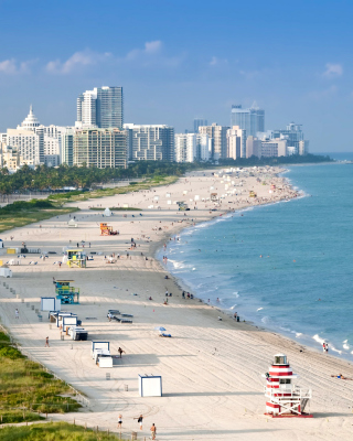 Kostenloses Miami Beach Wallpaper für Motorola Active