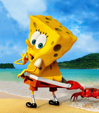 Kostenloses Spongebob And Crab Wallpaper für iPod touch 4