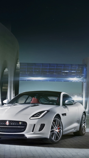 Das Jaguar F Type R Coupe 2014 Wallpaper 360x640